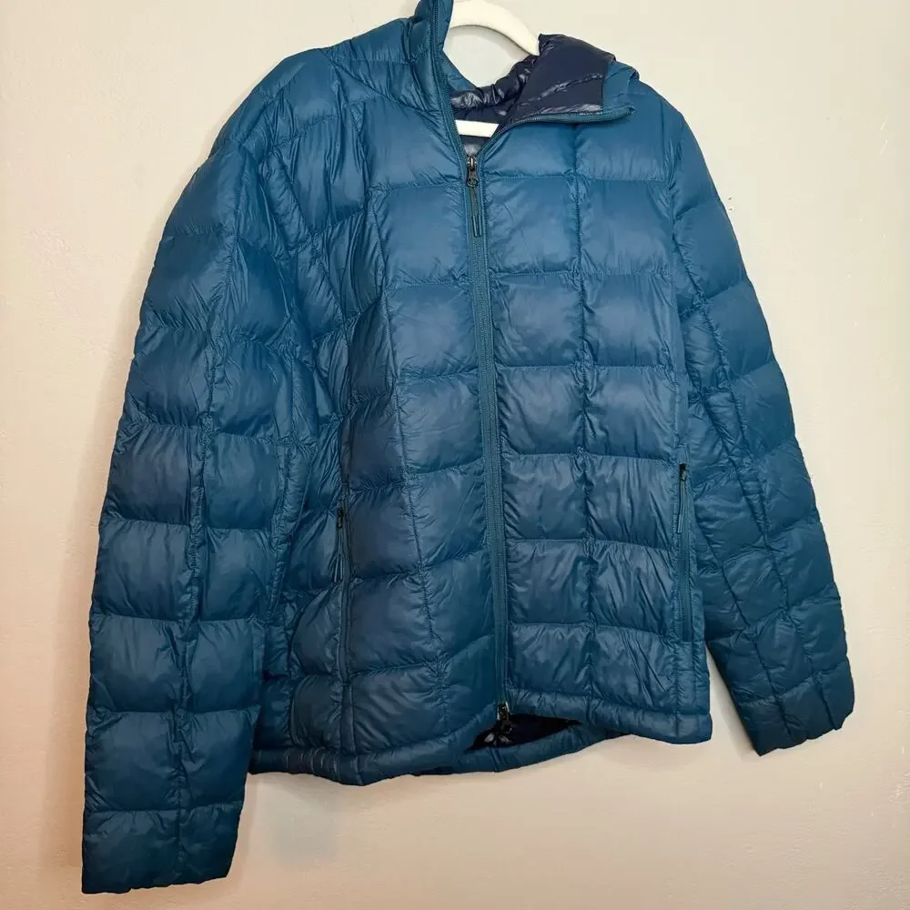 The North Face Mens Thermoball Eco Puffer Jacket Coat Blue‎ Size Large